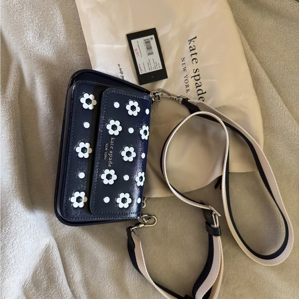 Kate Spade Double Up Daisy Dot Crossbody Bag - Picture 7 of 10